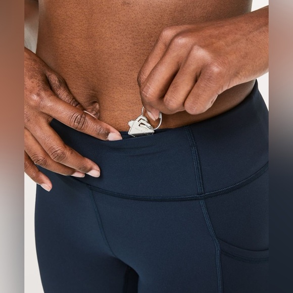 Lululemon Athletica Tight Stuff High-Rise Tight 24" Blue Women’s Leggings Size 4 - Picture 4 of 8